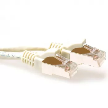ACT dramblio kaulo spalvos 30 metrų SFTP CAT6A komutacinis kabelis su apsauga nuo užsikabinimo ir RJ45 jungtimis