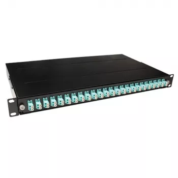 ACT skaidulinis skydelis 24 dvipusiai LC multimode OM3