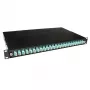 ACT skaidulinis skydelis 24 dvipusiai LC multimode OM3