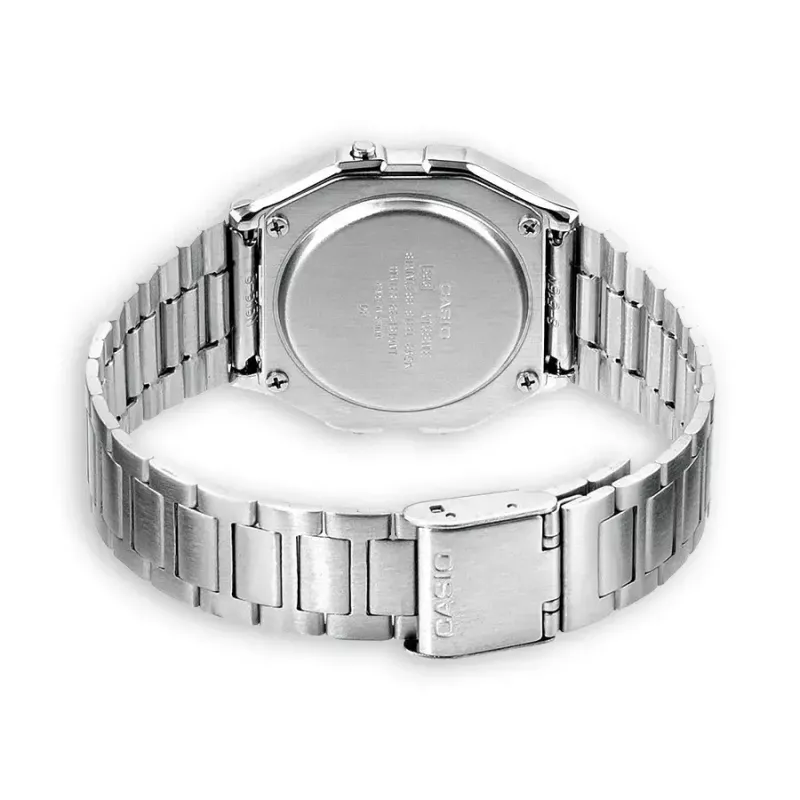 Laikrodis Unisex Casio A158WEA-1EF Elektroninis Juodas