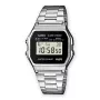 Laikrodis Unisex Casio A158WEA-1EF Elektroninis Juodas