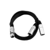 Garso kabelis XLR (3 kontaktų) 2 x XLR (3 kontaktų) Juodas Omnitronic 30225204