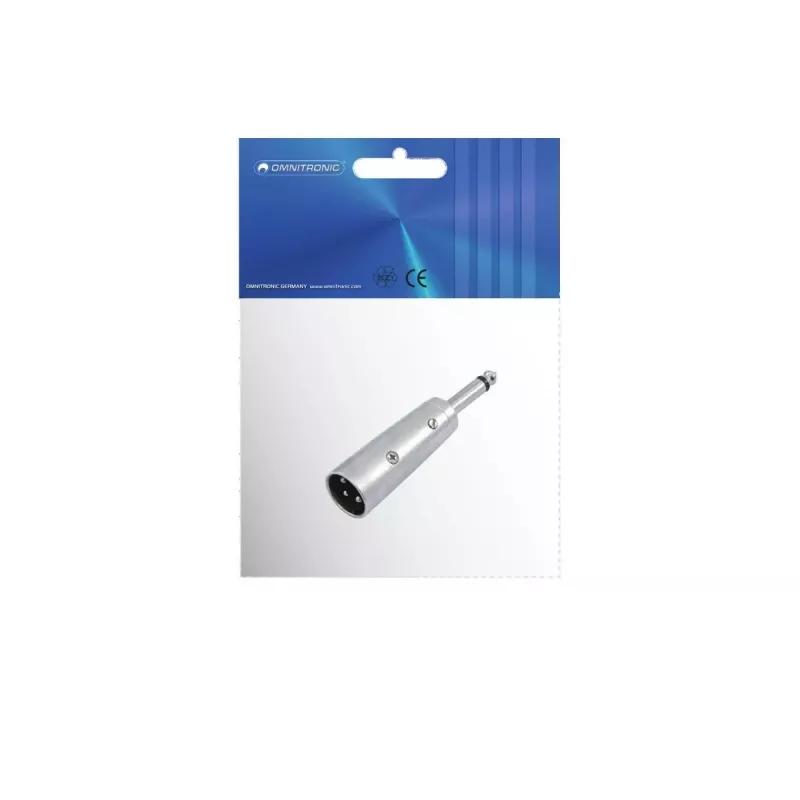 jungčių adapteris 3 kontaktų XLR į 6,3 mm Omnitronic 30226450