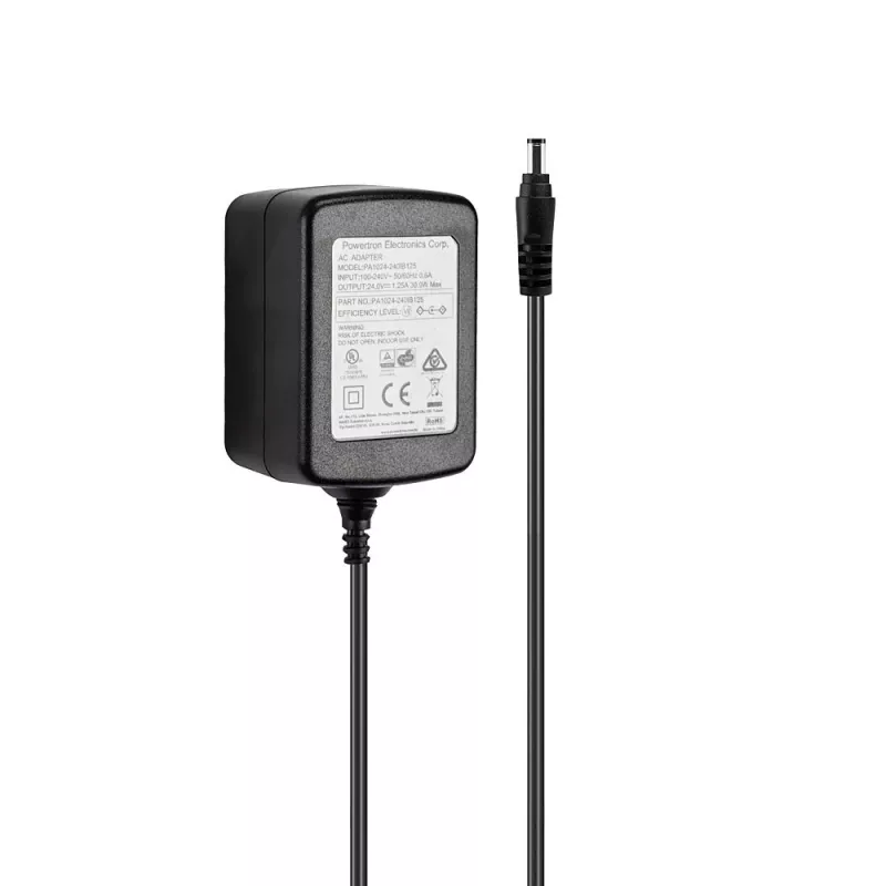 Lindy 24VDC 1.25A kelių šalių maitinimo šaltinis, 5.5/2.1mm, universalus, vidinis, 100 - 240 V, 50/60 Hz, 30 W, 24 V