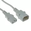 ACT Powercord C13 - C14 balta 5 m