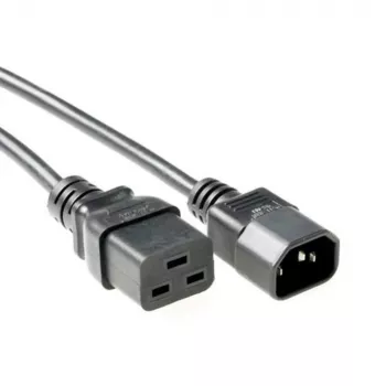 Maitinimo laidas C14 - C19 juodas 1 m ACT Powercord AK5439