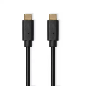 Port Designs 900074 USB-C laidas, 1 m, juodas, 10 Gbit/s