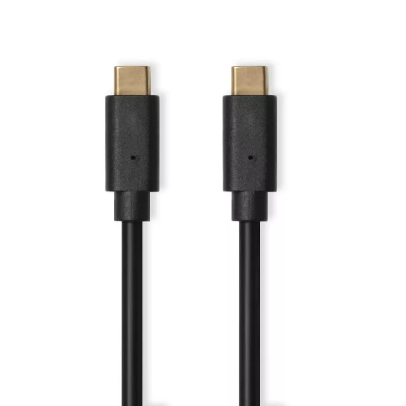 Port Designs 900074 USB-C laidas, 1 m, juodas, 10 Gbit/s