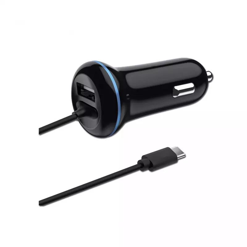 Mobiliojo įrenginio kroviklis 2GO 797170 Universalus Juodas Automobilinis Lizdas 12/24V USB 1,4m
