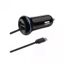 Mobiliojo įrenginio kroviklis 2GO 797170 Universalus Juodas Automobilinis Lizdas 12/24V USB 1,4m