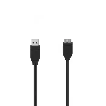 Hama 00300064 USB laidas USB 3.2 Gen 1 (3.1 Gen 1) 0,75 m Micro-USB B USB A Juodas