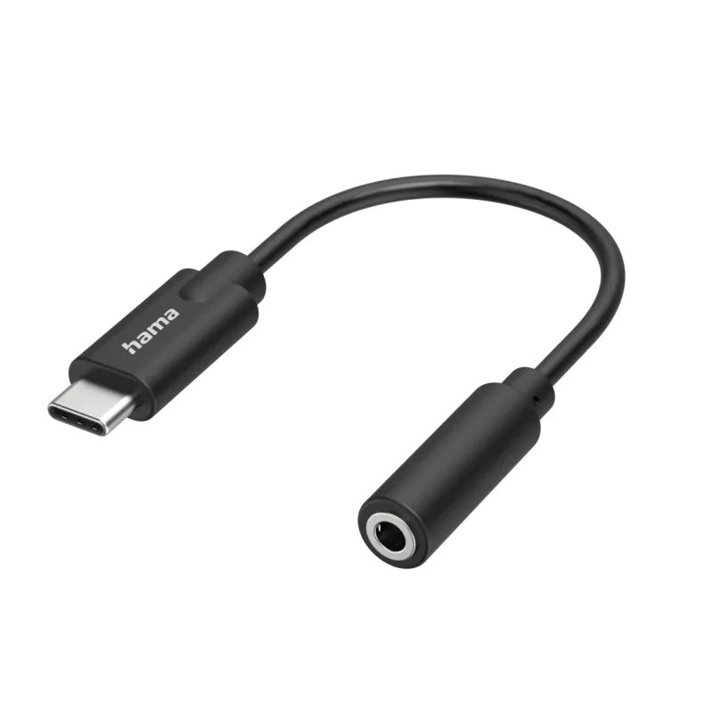 Hama 00300094 garso laidas 3,5 mm USB Type-C Juoda