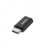Hama 00300095 Micro-USB B adapteris USB Type-C kištukas juodas
