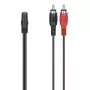 Garso kabelis Hama 00305040 3,5 mm jungtis (moteriška) į 2 x RCA (vyriškas), juodas