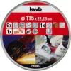 Pjovimo diskas kwb Thin+Diamond Cutting Discs plokščia centravimo anga plytoms, marmurui, plienui, akmeniui