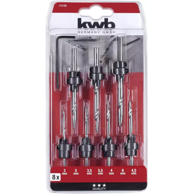 Grąžtas KWB 513190 Grūdintas plienas 11mm Gylis 205mm Aukštis