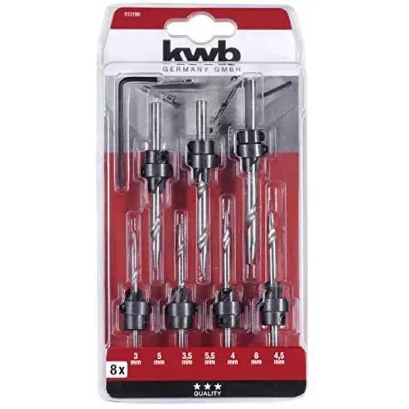Grąžtas KWB 513190 Grūdintas plienas 11mm Gylis 205mm Aukštis