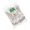 Vienkartinė šakutė Papstar 96427 Polipropilenas 50 vnt. Balta 185 mm