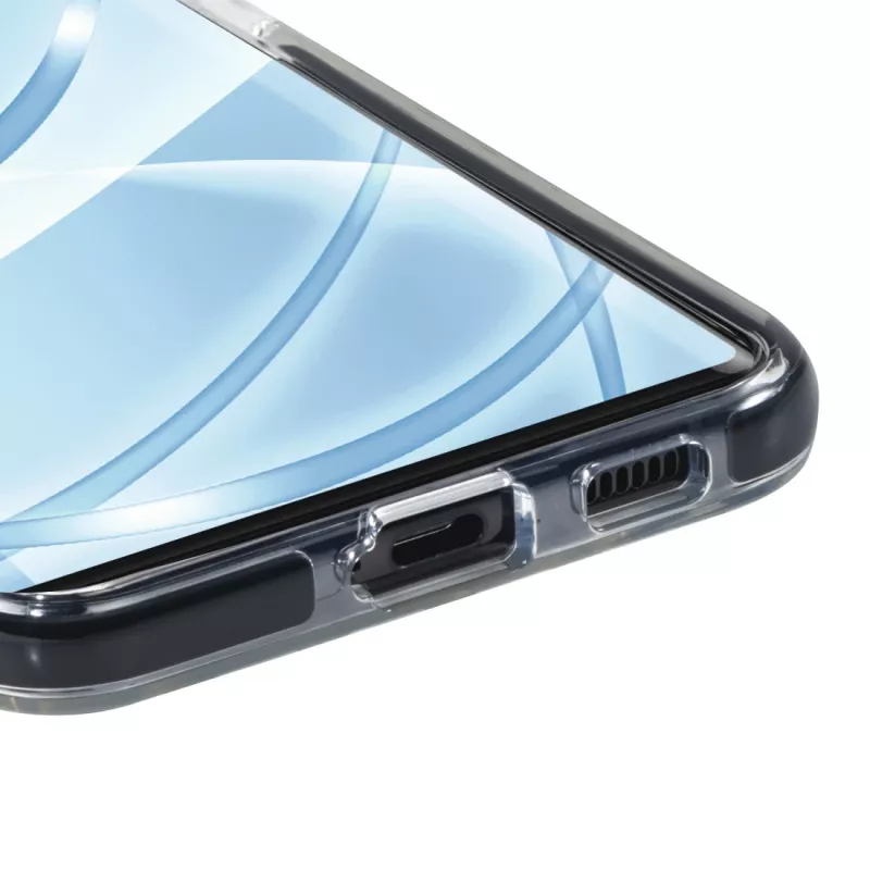 Hama Protector mobiliojo telefono dėklas 16,8 cm (6,6 col.) Užvalkalas Juoda, Skaidri