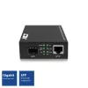 Tinklo medijos keitiklis ACT AC4451 1000 Mbit/s Daugiamodis Vienamodis Juodas