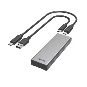 SSD korpusas Hama 00200764 Pilka M.2 10 Gbit/s USB Type-C