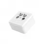 Hama 00205354 lizdinis lizdas 2x SAT + TV + radijas baltas