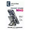 „Cellularline Pocket Stand Mag“ magnetinis kortelių laikiklis su stovo funkcija, suderinamas su „MagSafe“