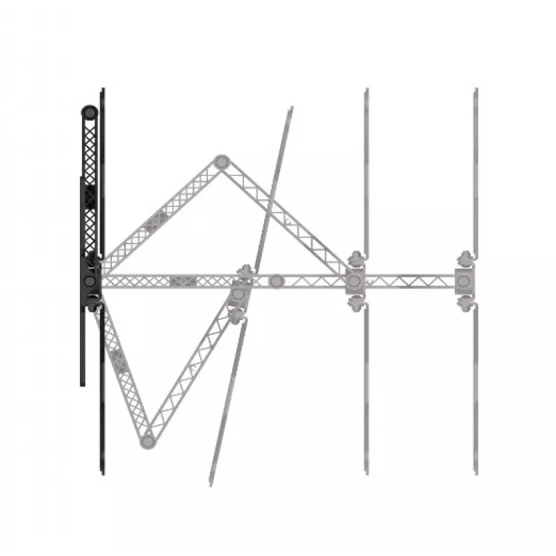 Hama 00220849 TV laikiklis/stovas 165,1 cm (65 col.) juodas