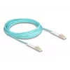 Optical Fiber kabelis DeLOCK LC Duplex to LC Duplex OM3 10m