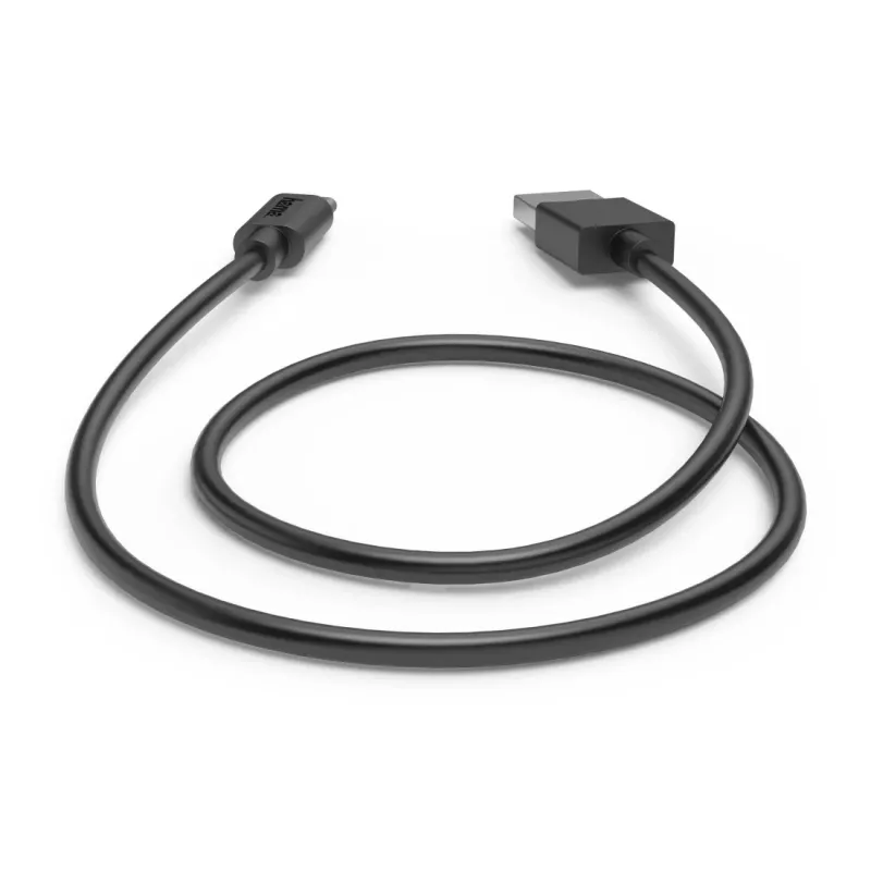 Hama 00201705 USB laidas USB 2.0 0,5 m USB A USB C Juoda
