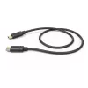 Hama 00201706 USB kabelis USB 2.0 0,5 m USB C Juoda