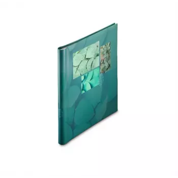 Nuotraukų albumas HAMA Singo II Žalias — spiralinis įrišimas, 20 lapų, 280×310 mm