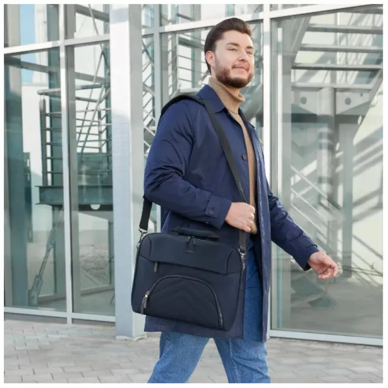Hama Premium Lightweight 35,8 cm (14,1 colio) „Toploader“ krepšys mėlynas