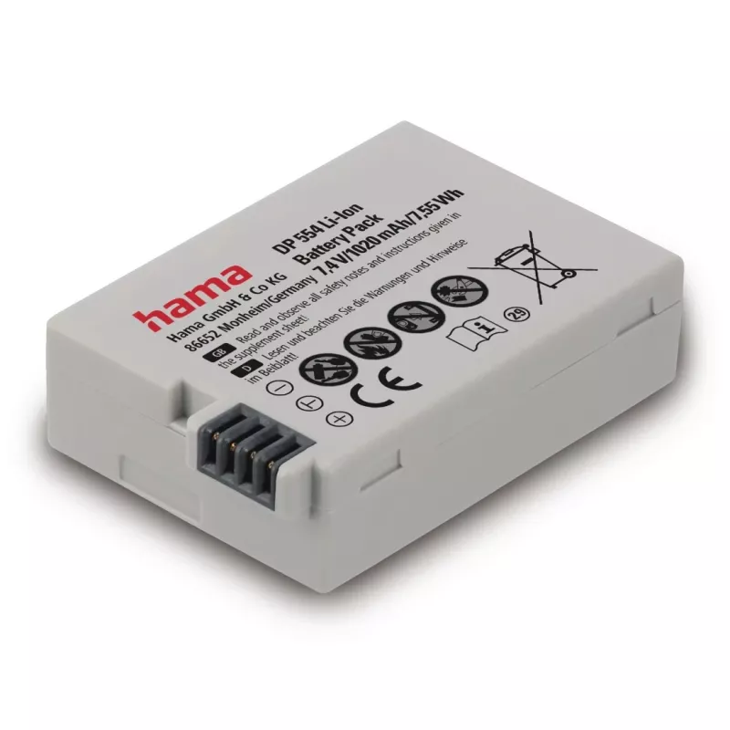 Hama DP 554 ličio jonų baterija 1020 mAh fotoaparatui