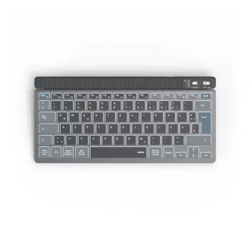 Hama WK-700 klaviatūra namams/biurui Bluetooth QWERTZ vokiška antracito, juoda, mėlyna