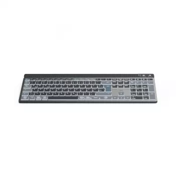 Hama WK-750 klaviatūra namams/biurui Bluetooth QWERTZ vokiečių k. antracito, juoda, mėlyna