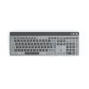 Hama WK-750 klaviatūra namams/biurui Bluetooth QWERTZ vokiečių k. antracito, juoda, mėlyna
