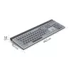 Hama WK-750 klaviatūra namams/biurui Bluetooth QWERTZ vokiečių k. antracito, juoda, mėlyna