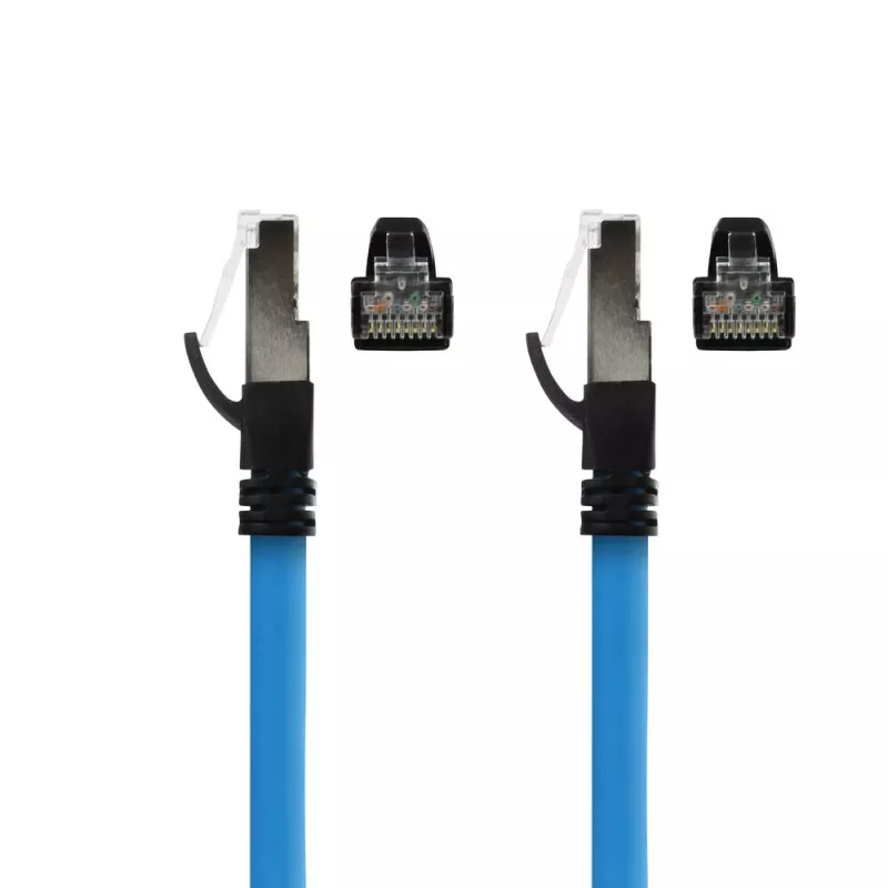 Tinklo kabelis ACT SC4800 RJ45 kištukas į RJ45 kištuką CAT6A 0,15 m juodas