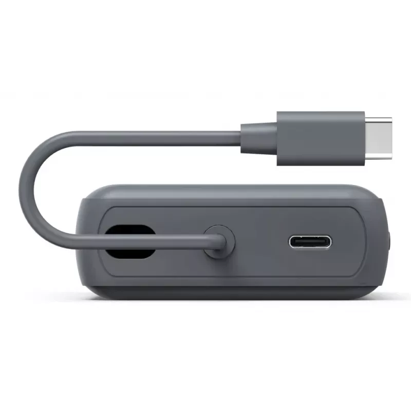 Hama „Travel“ maitinimo blokas su kabeliu, 10000 mAh, 2 išėjimai: 2x USB-C, antracito spalvos