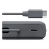 Hama „Travel“ maitinimo blokas su kabeliu, 10000 mAh, 2 išėjimai: 2x USB-C, antracito spalvos