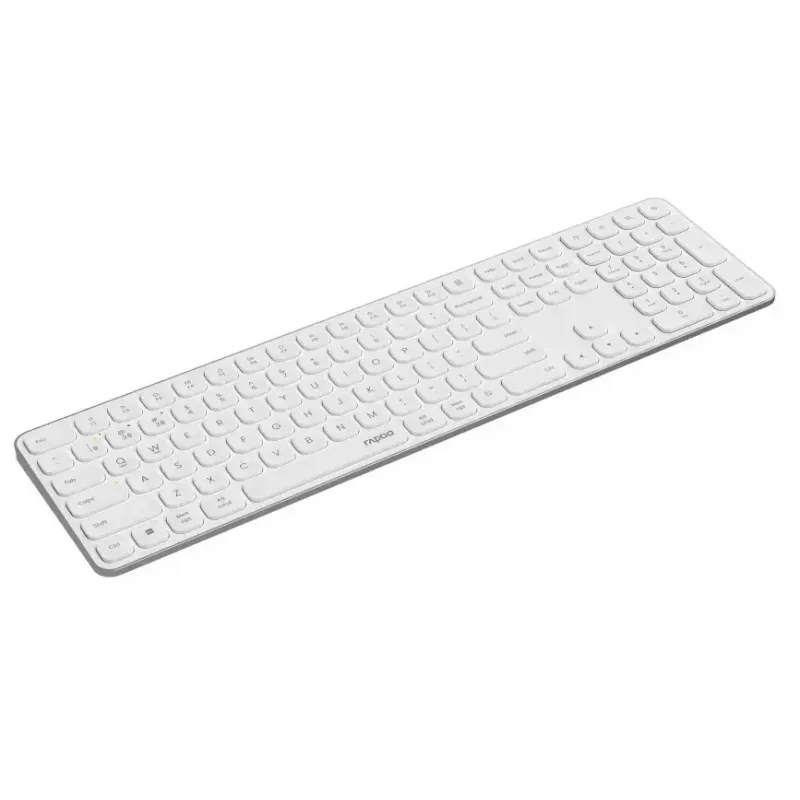 „Bluetooth“ klaviatūra Rapoo 00228034 QWERTZ vokiška belaidė balta