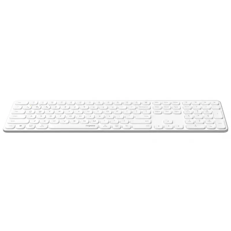 „Bluetooth“ klaviatūra Rapoo 00228034 QWERTZ vokiška belaidė balta