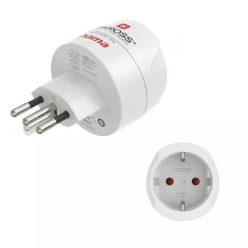 Hama 00223484 maitinimo kištuko adapteris Type J Type C (Europlug) Baltas