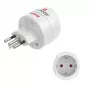 Hama 00223484 maitinimo kištuko adapteris Type J Type C (Europlug) Baltas