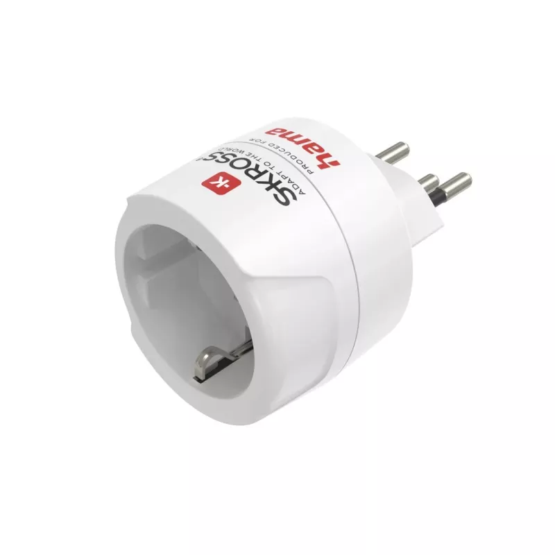 Hama 00223484 maitinimo kištuko adapteris Type J Type C (Europlug) Baltas