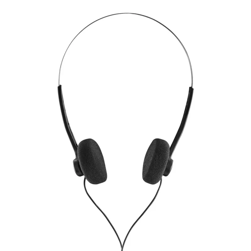 Hama Slight II ausinės su mikrofonu, laidinės, ant galvos dedamos, muzikai, juodos