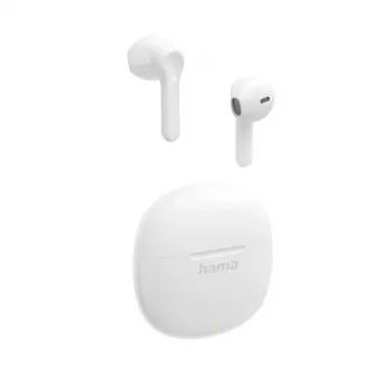 Hama Action One ausinės True Wireless Stereo (TWS) į ausis įdedamos Skambučiai/Muzika Bluetooth Balta