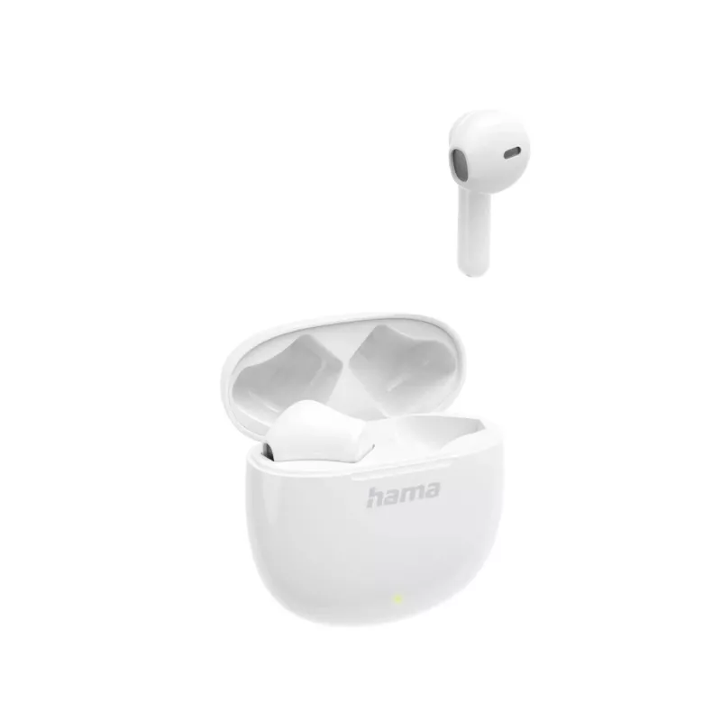 Hama Action One ausinės True Wireless Stereo (TWS) į ausis įdedamos Skambučiai/Muzika Bluetooth Balta