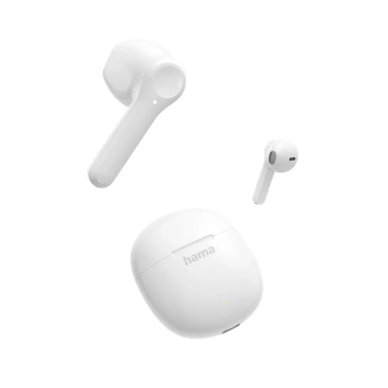 Hama Action One ausinės True Wireless Stereo (TWS) į ausis įdedamos Skambučiai/Muzika Bluetooth Balta